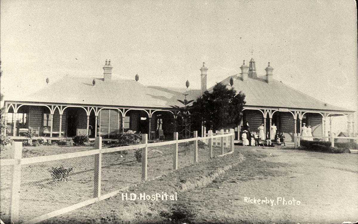 Port Macquarie. Hospital in Port Macquarie, circa 1905