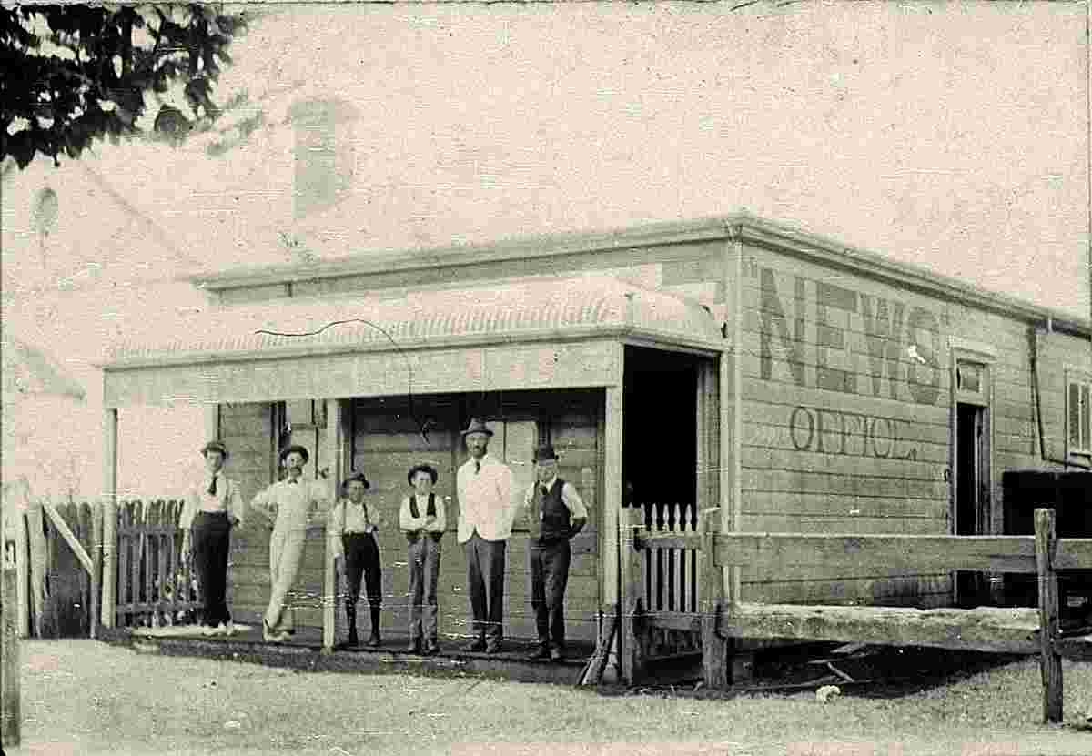 Port Macquarie. News Office, circa 1890