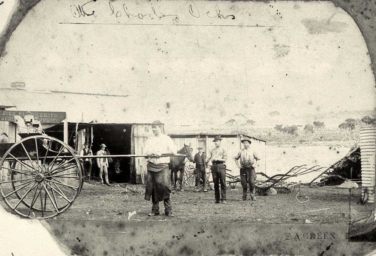Port Macquarie. The first Blacksmith and Wheelwright, 1896
