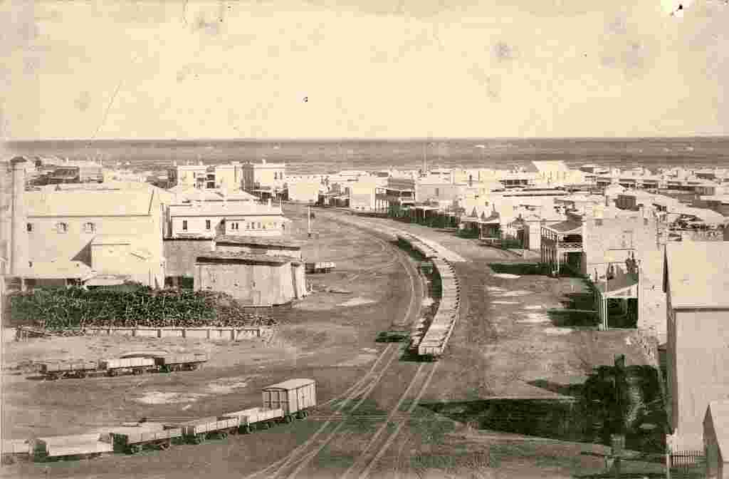 Port Pirie. Railway line, circa 1880