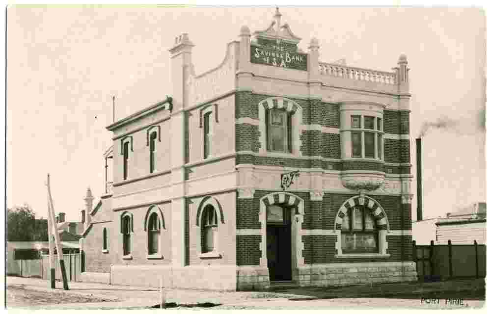 Port Pirie. The Savings Bank, 1910