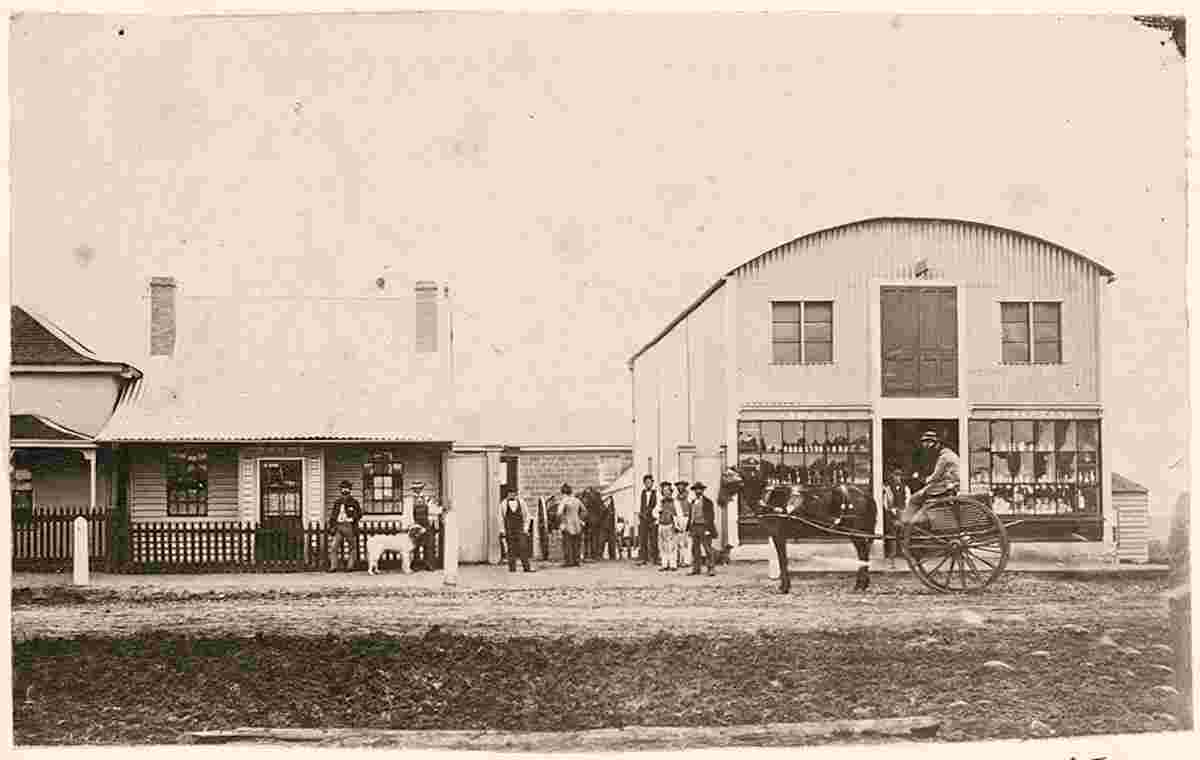 Portland. Robertson's 'Iron Store', 1859