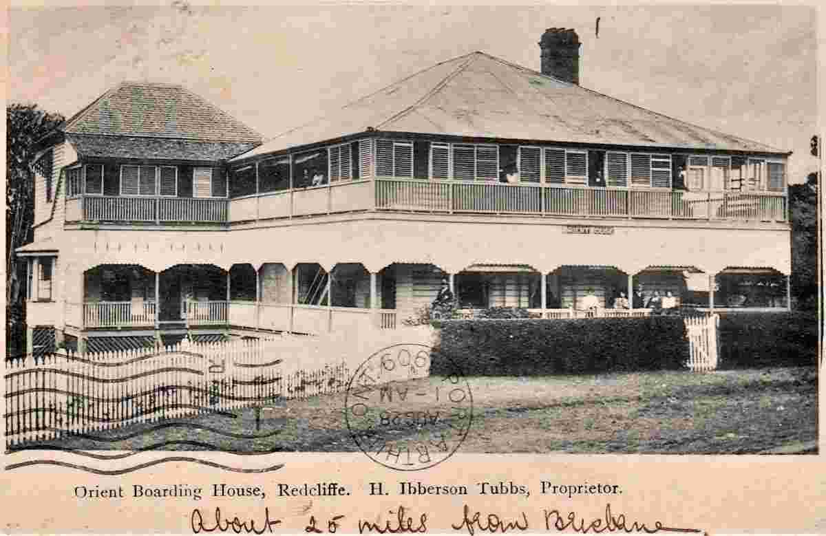 Redcliffe. Orient boarding house, 1904