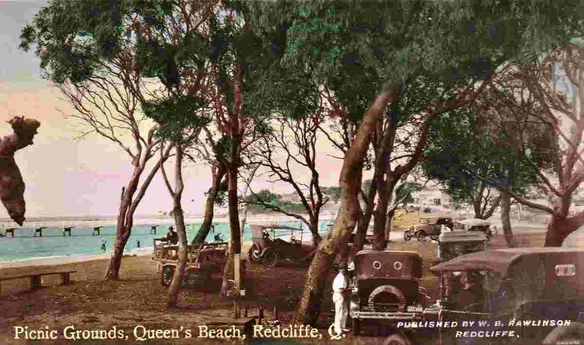 Redcliffe. Picnic Grounds, Queen's Beach, 1926