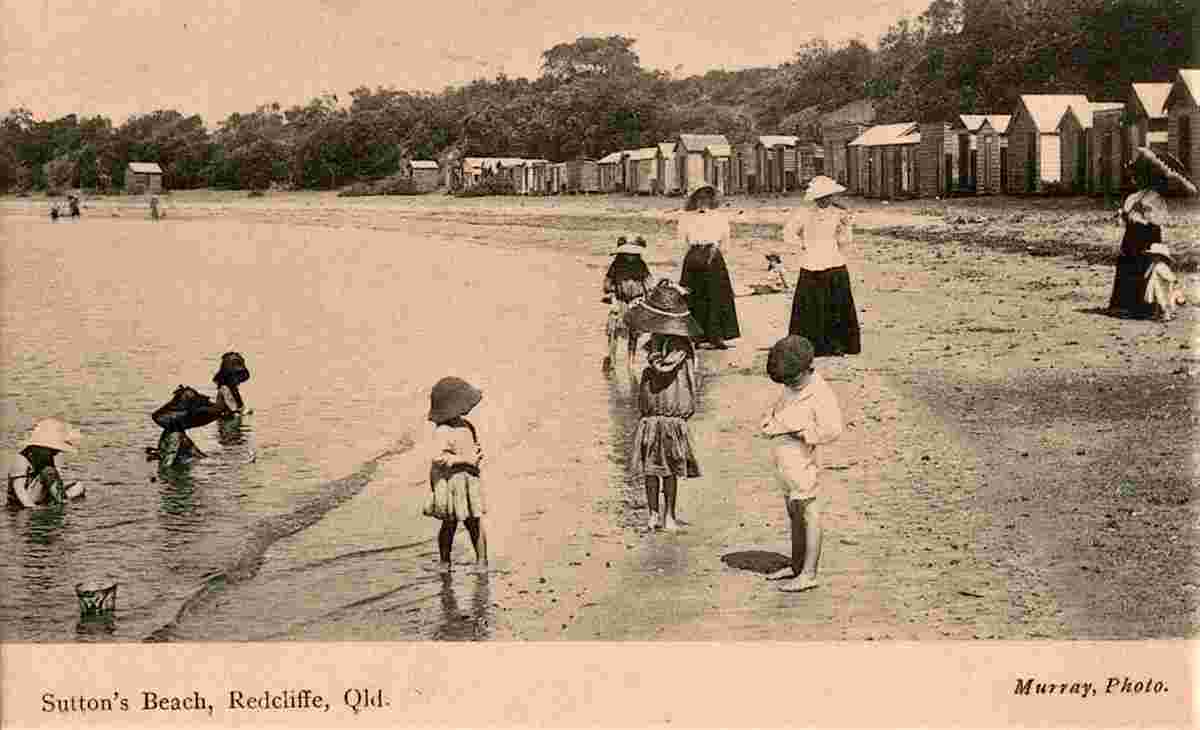 Redcliffe. Suttons Beach, early 1900s
