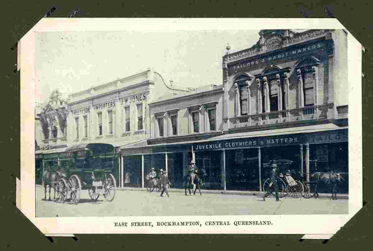 Rockhampton. Outfitters on East Street, 1907