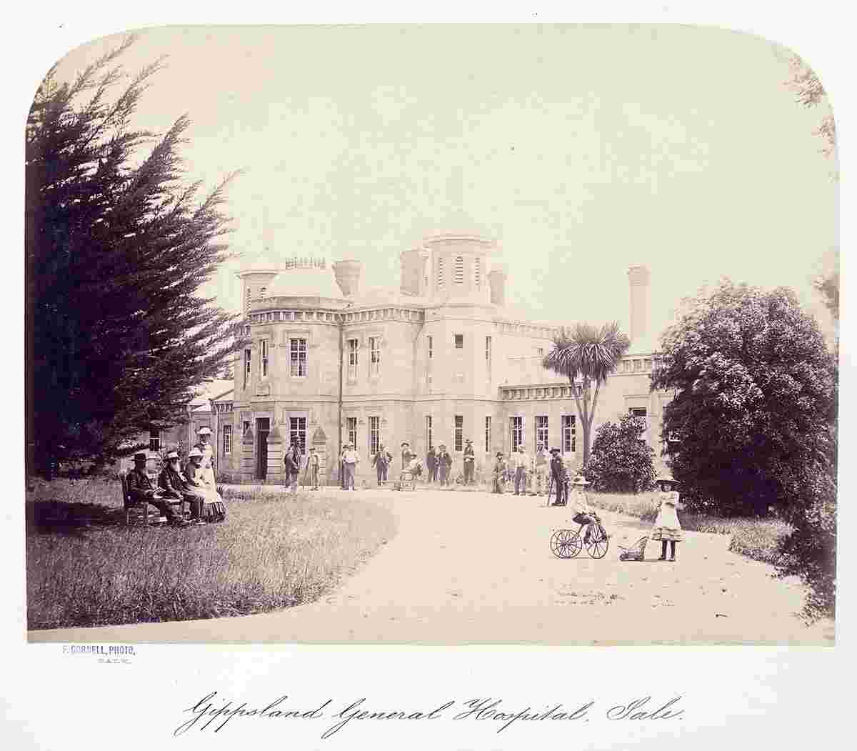 Sale. Gippsland General Hospital, between 1866 and 1885