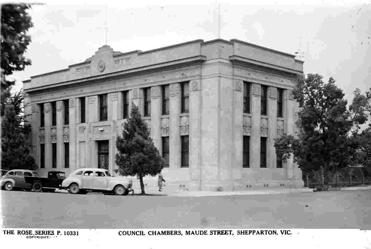 Shepparton. Council Chambers, Maude Street, between 1920 and 1954