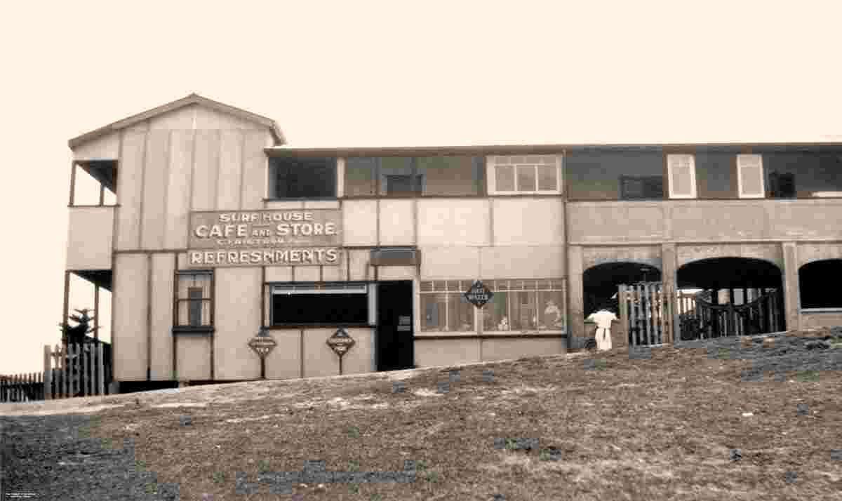 Sunshine Coast. Caloundra - Surf House, Cafe and Store, 1935
