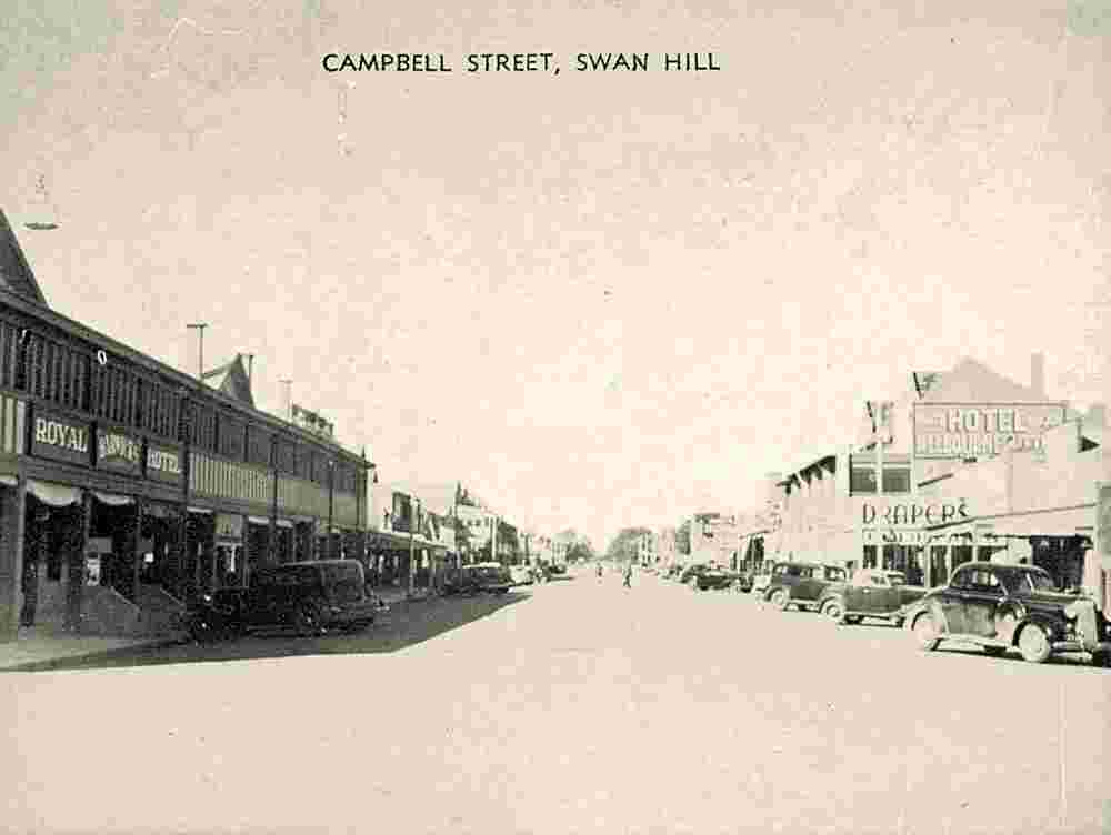 Swan Hill. Campbell street, circa 1930