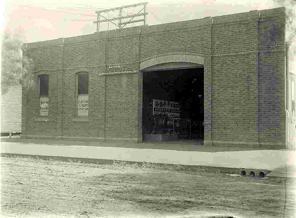 Swan Hill. Electric Light Station, circa 1920