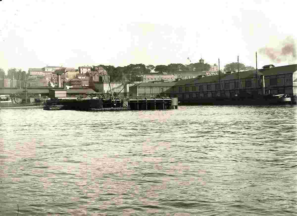 Sydney. A dock at Darling Harbour, circa 1900