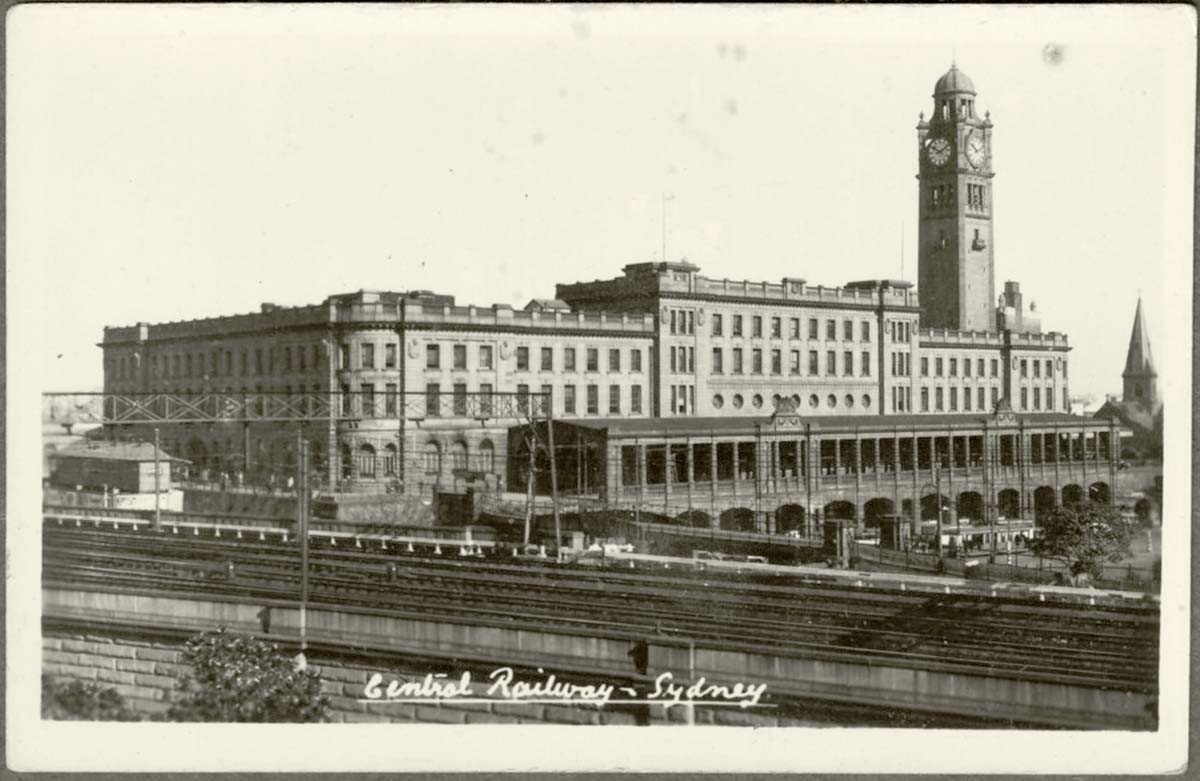 Sydney. Central Railway Station, 1920s