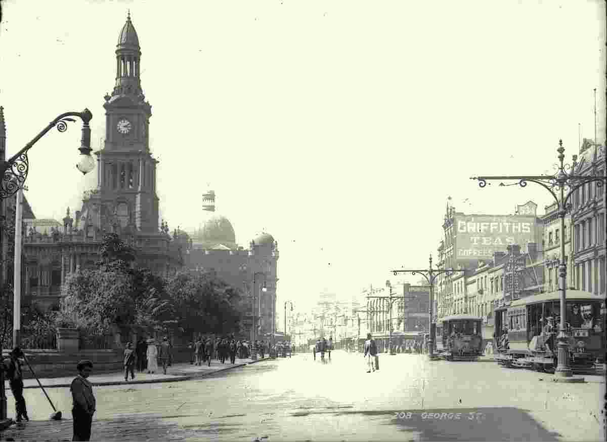 Sydney. George Street, between 1900-1910