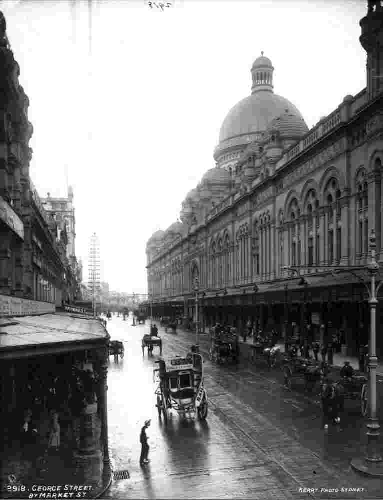 Sydney. George Street by Market Street, between 1905-1917