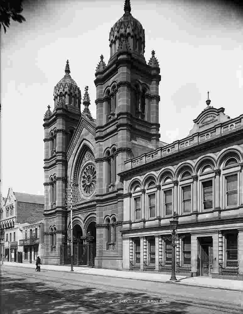 Sydney. Great Synagogue, 1890