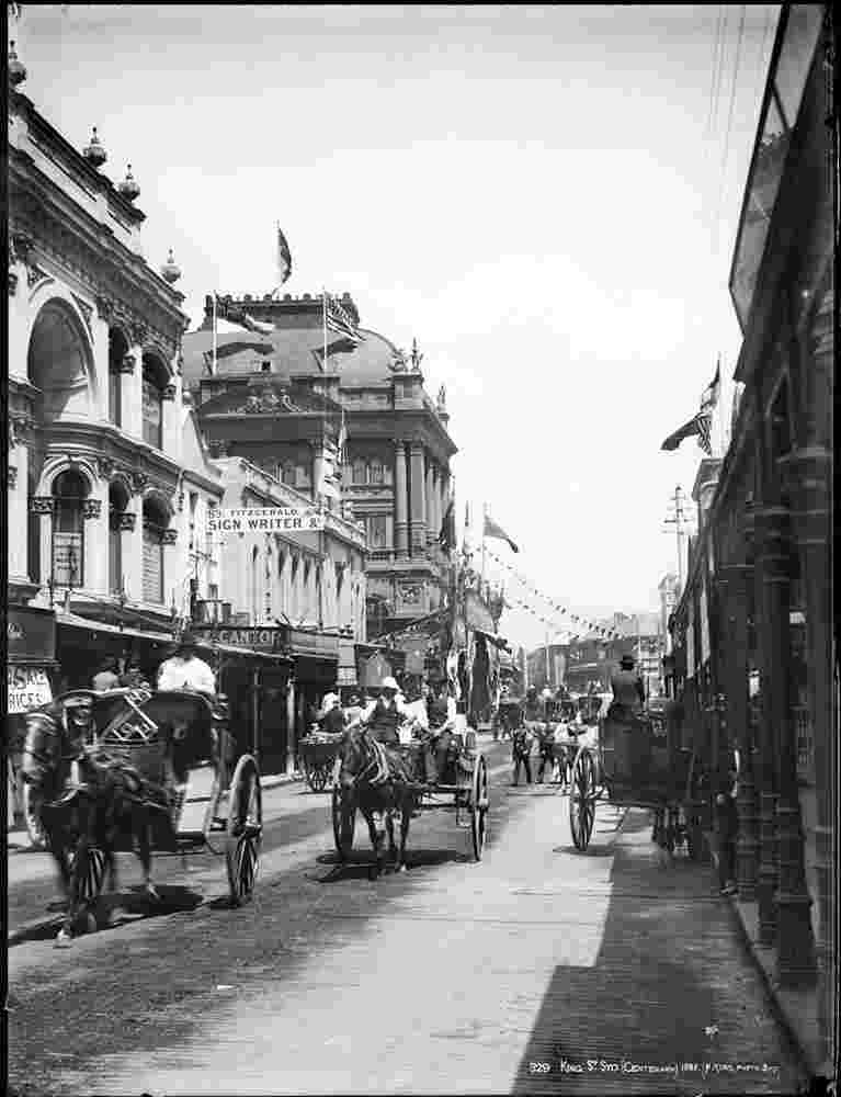 Sydney. King Street, 1888