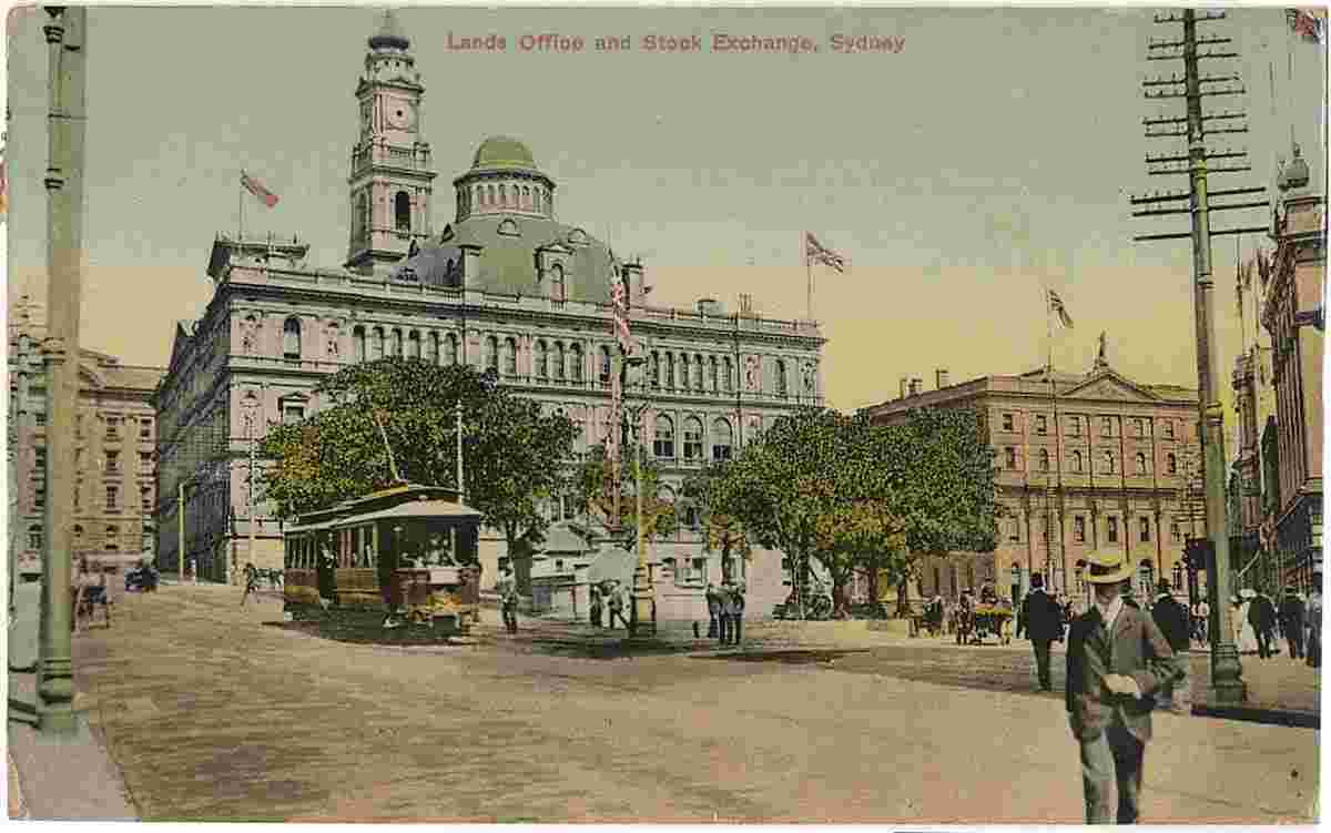 Sydney. Lands Office and Stock Exchange