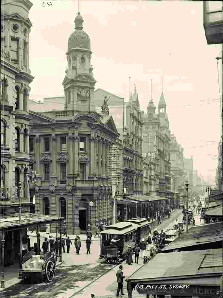 Sydney. Pitt Street, between 1900-1910