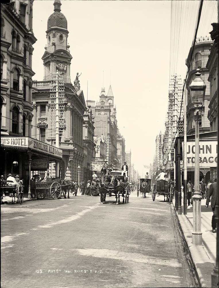 Sydney. Pitt Street from King Street