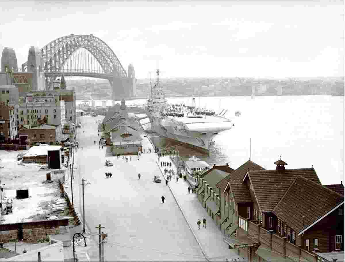 Sydney. Royal Navy H.M.S. Formidable