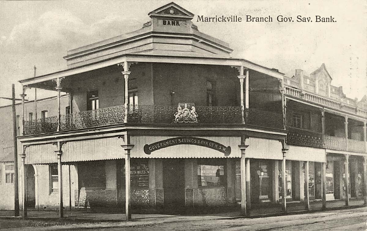 Sydney. Marrickville, Branch Government Savings Bank