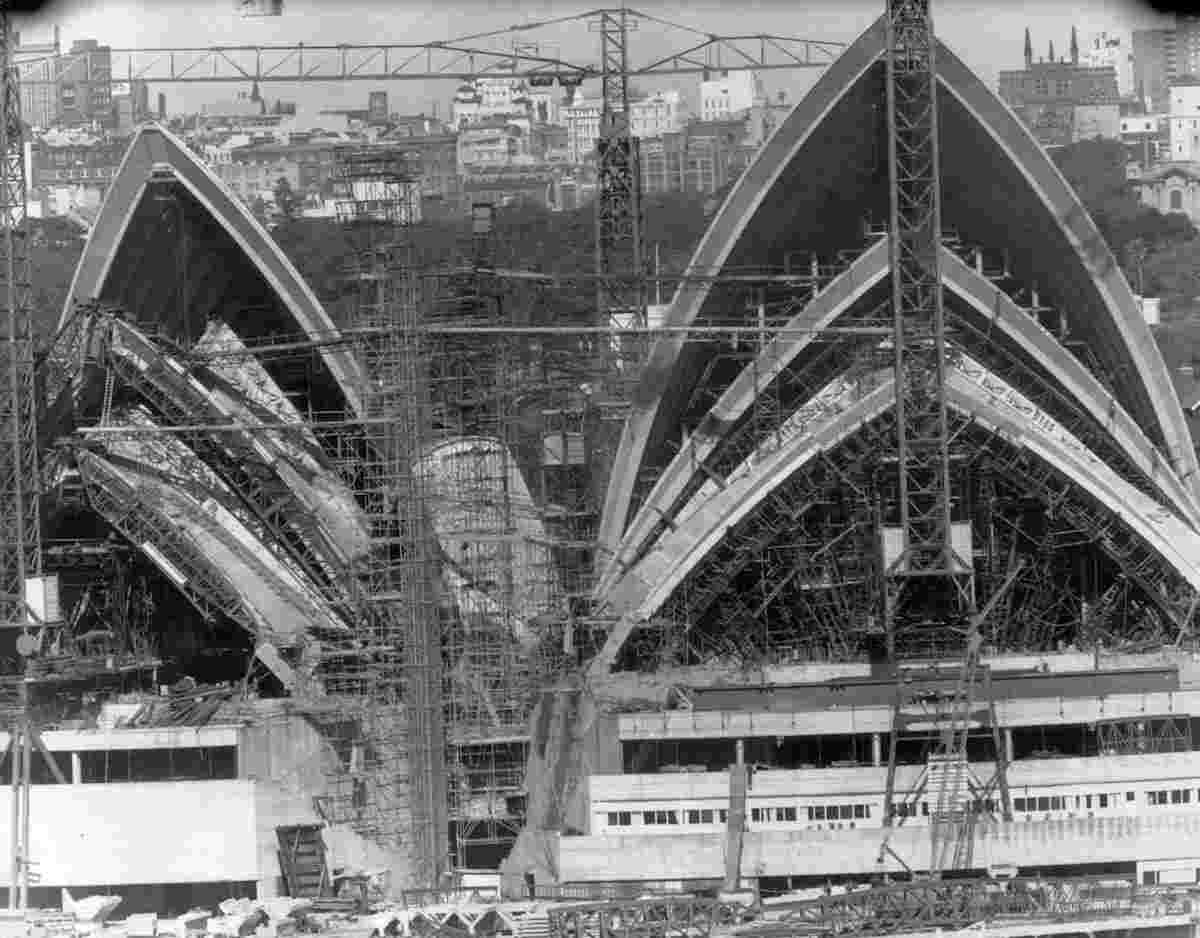 Sydney. Sydney Opera House Construction