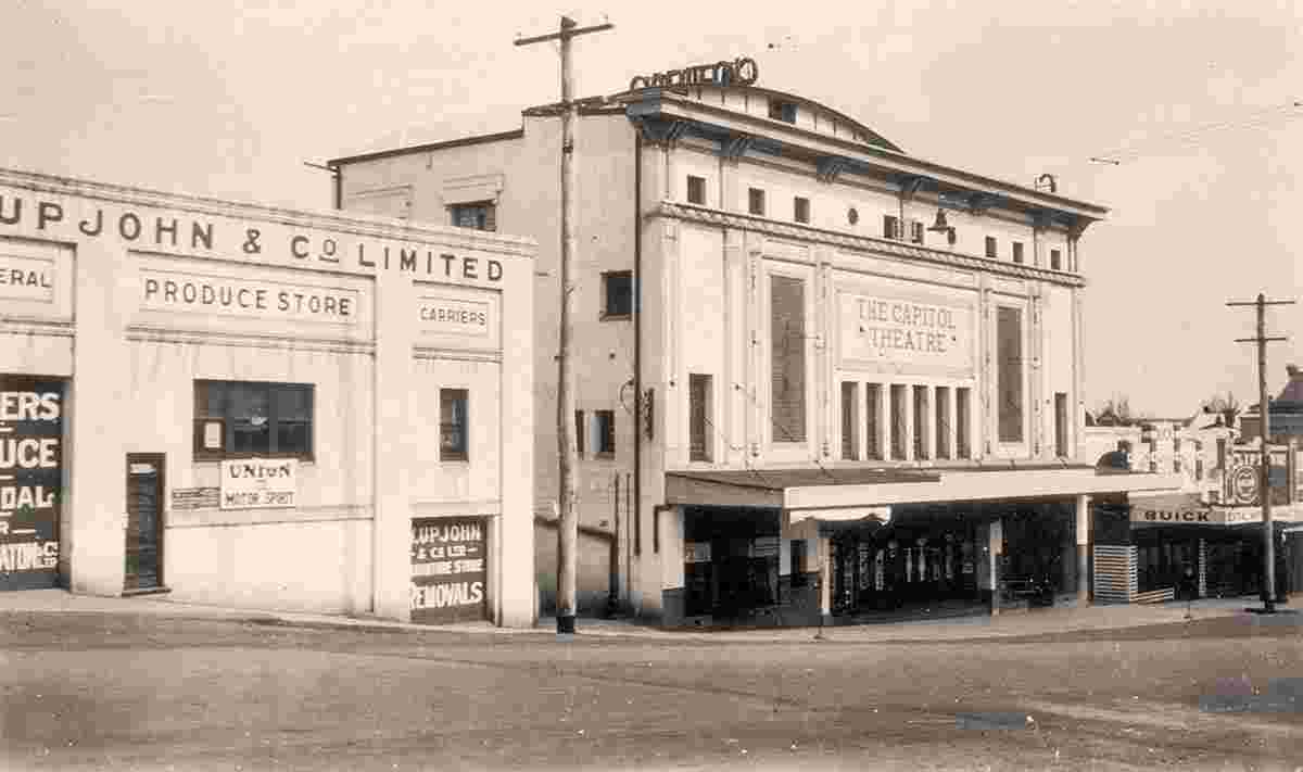 Tamworth. Brisbane Street, Produce Store, Capitol Theatre, circa 1930