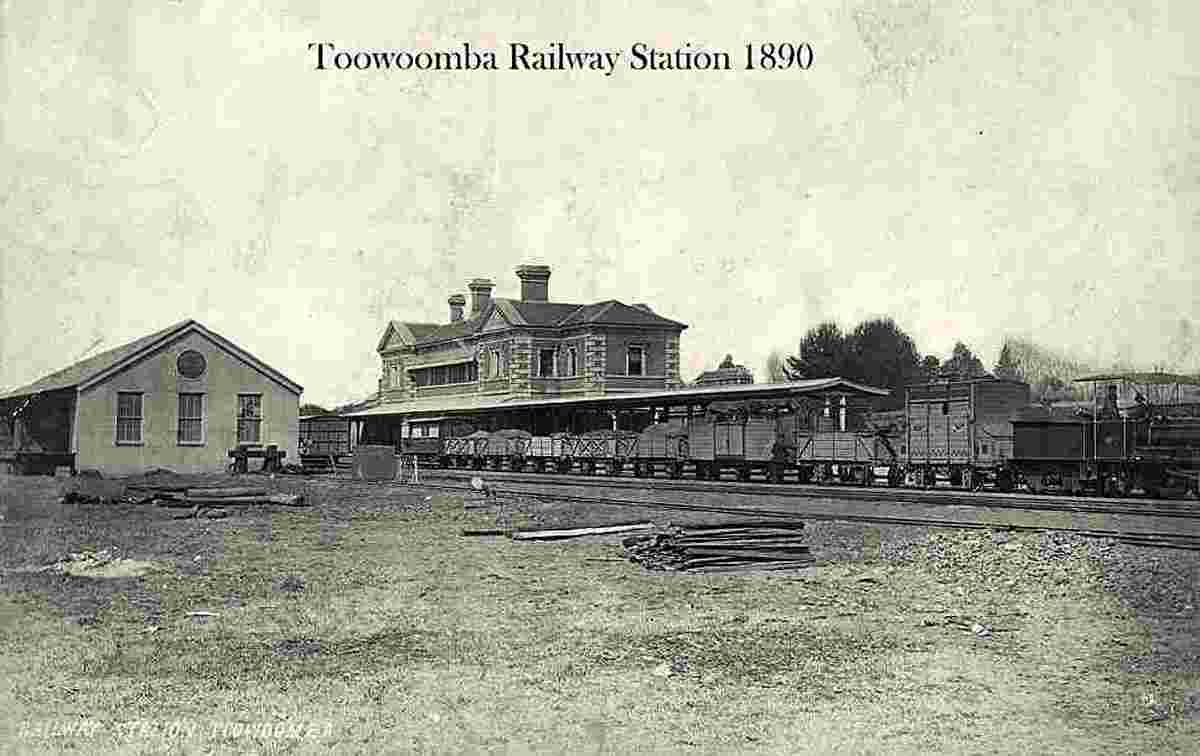 Toowoomba. Railway Station, 1890