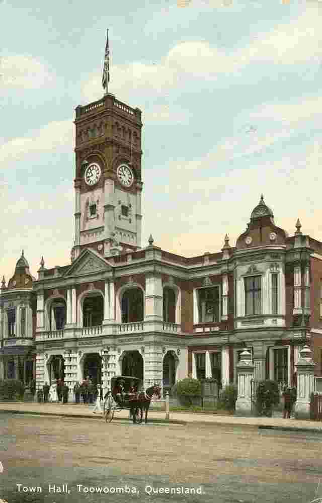 Toowoomba. Town Hall, circa 1910