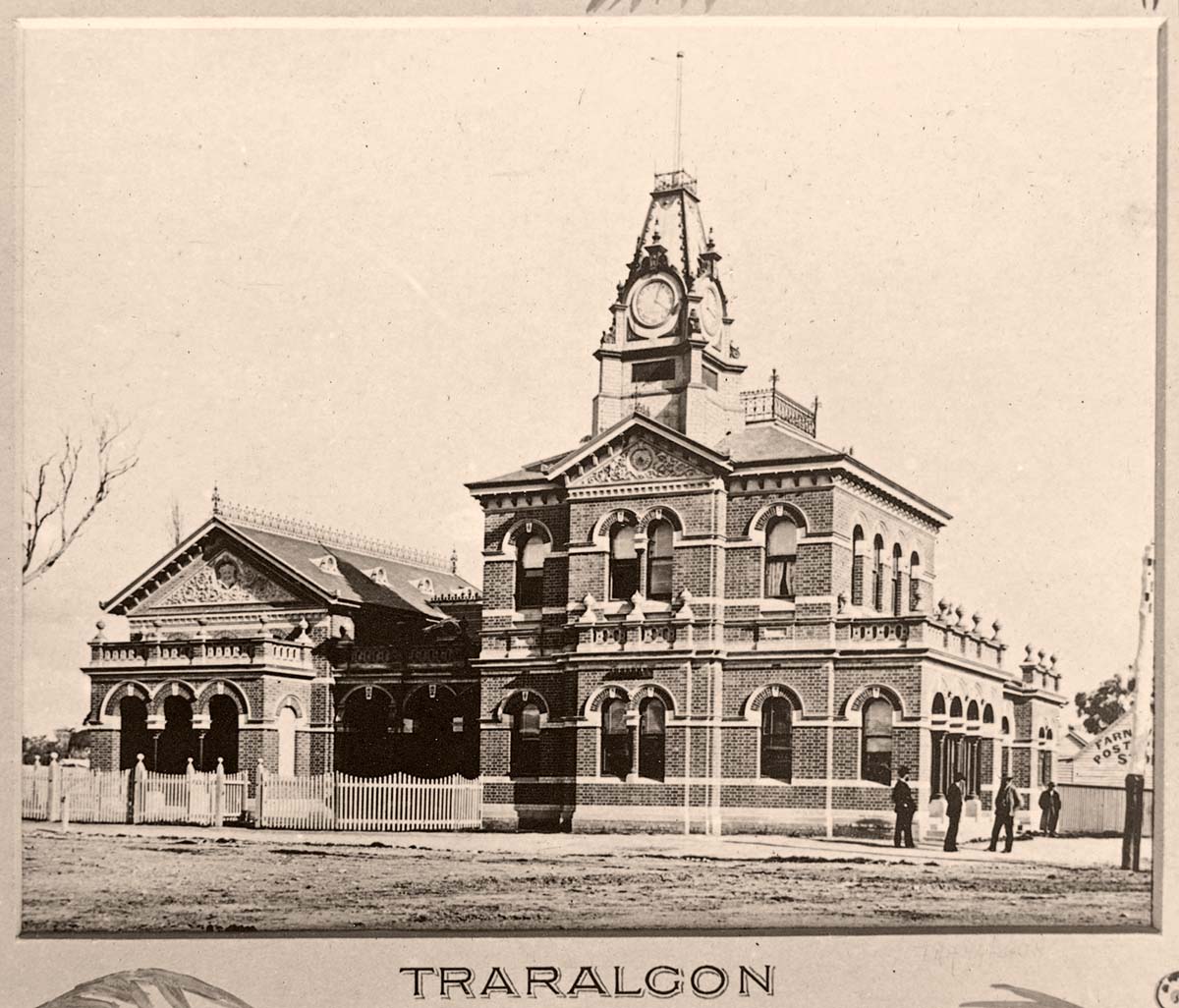 Traralgon. Post Office and Courthouse, circa 1897