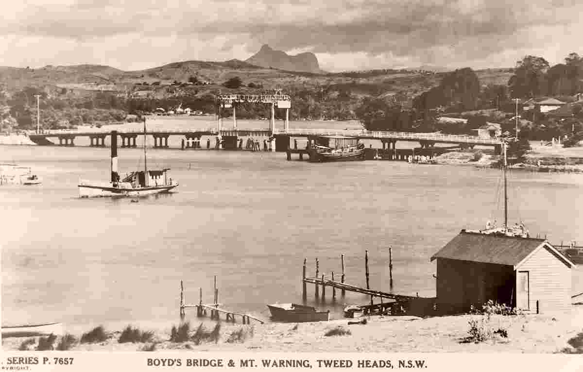 Tweed Heads. Boyd's Bay Bridge, circa 1950
