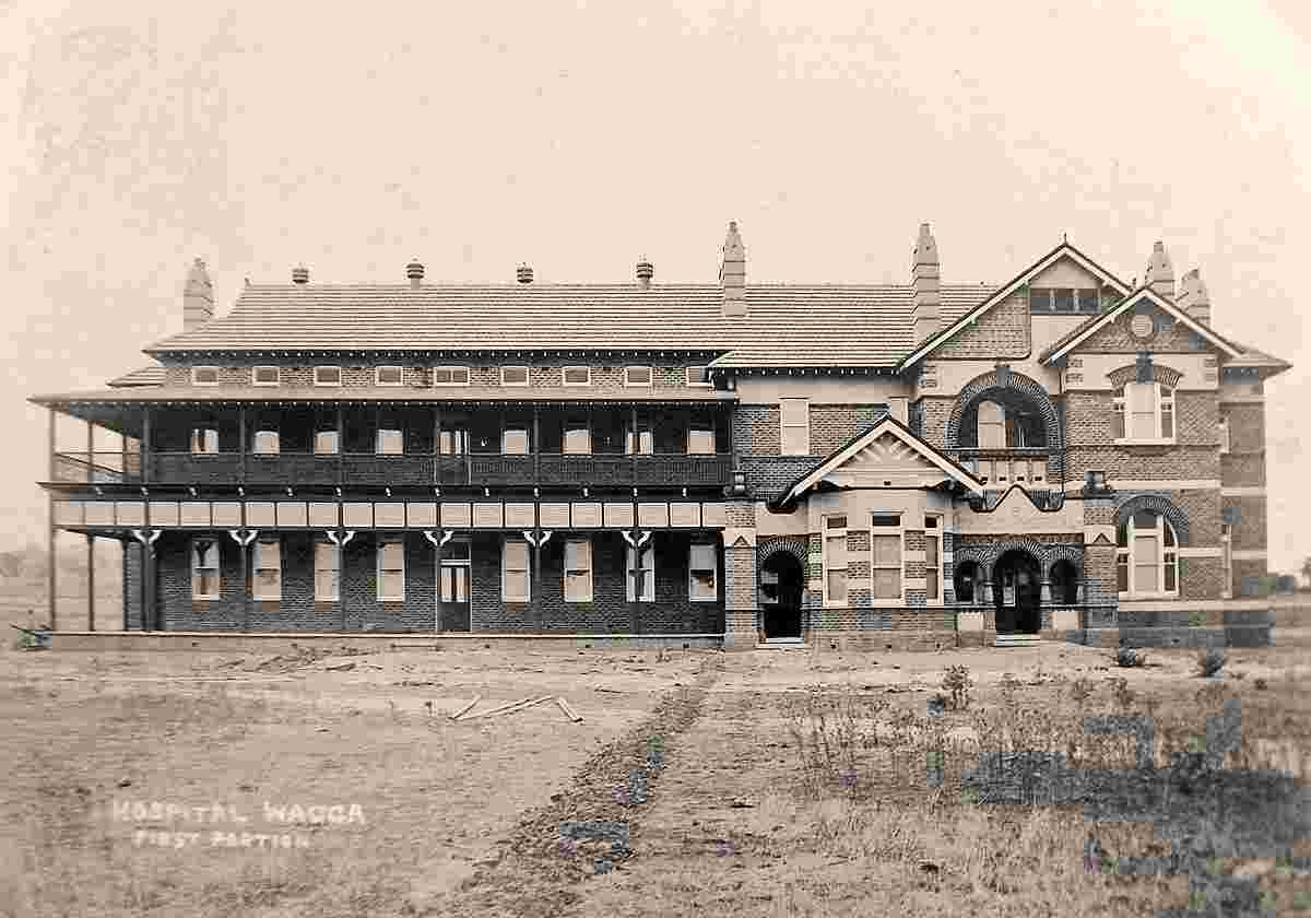 Wagga Wagga. District Hospital, circa 1910
