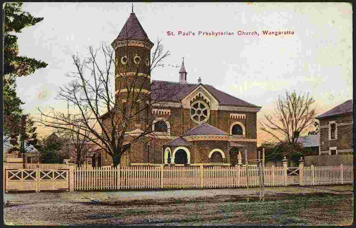 Wangaratta. St Paul's Presbyterian Church, 1908