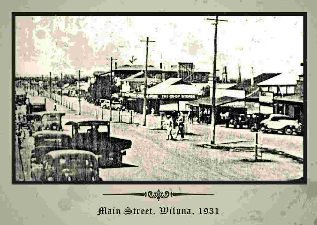 Wiluna. Main Street, 1931