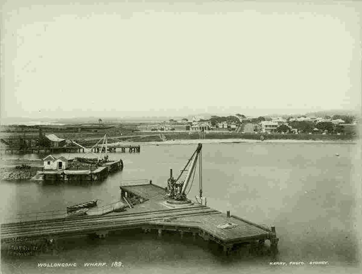 Wollongong. Harbour, 1880's
