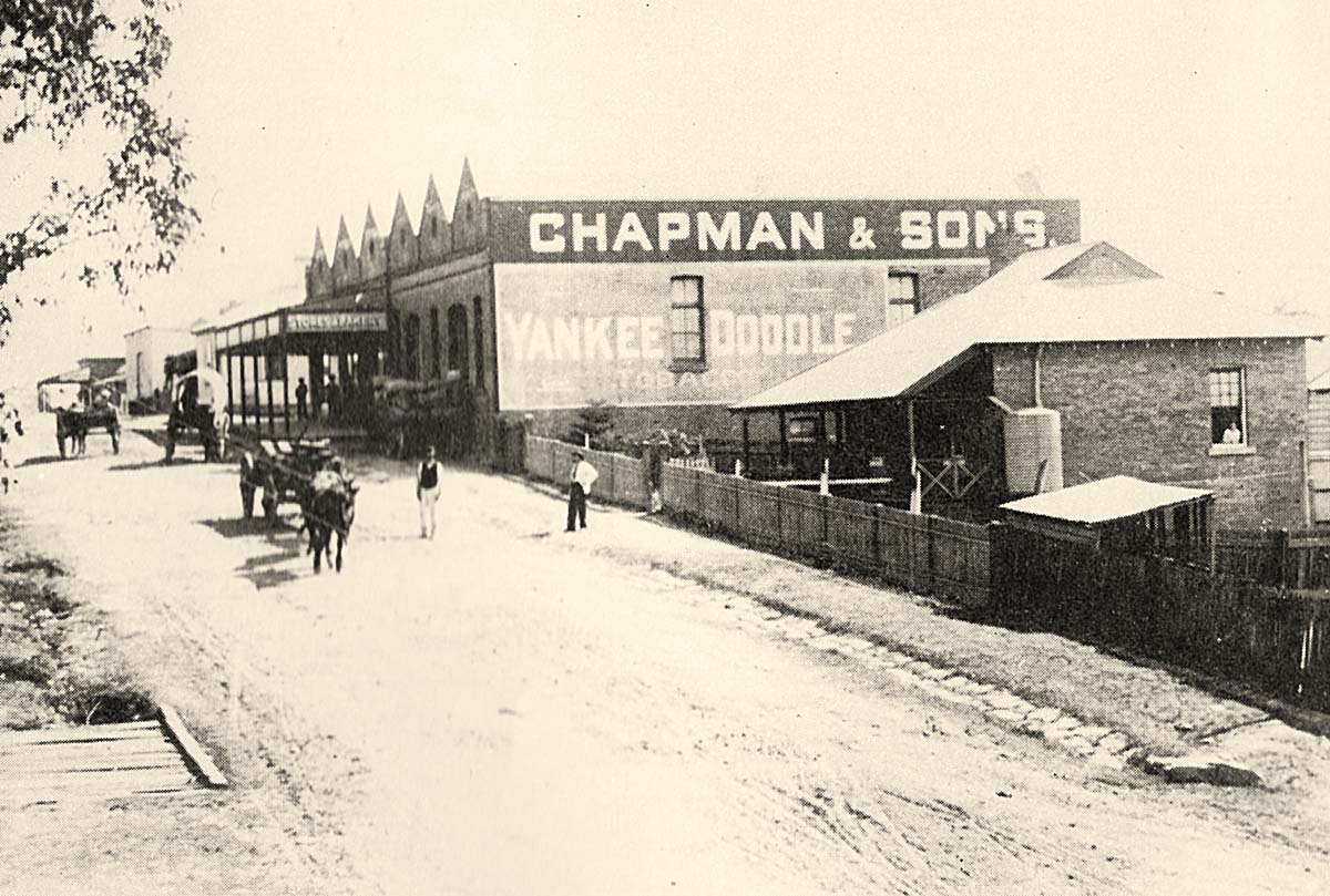 Wyong. Chapman and Sons Mercantile in Alison Street, 1901
