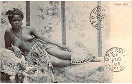 Suva. Fijian Girl, 1908
