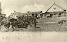 Suva. Government House, 1904