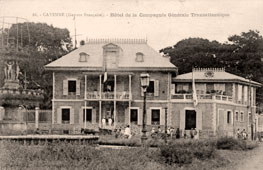 Cayenne. Hotel of the General Transatlantic Company, 1925