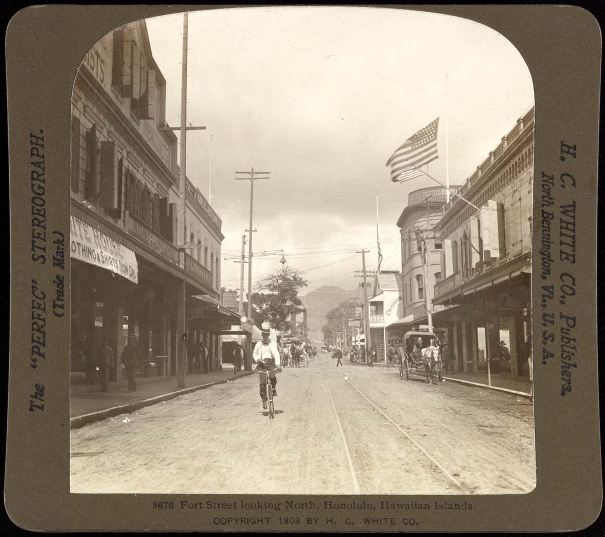Honolulu. Fort Street looking north, 1903