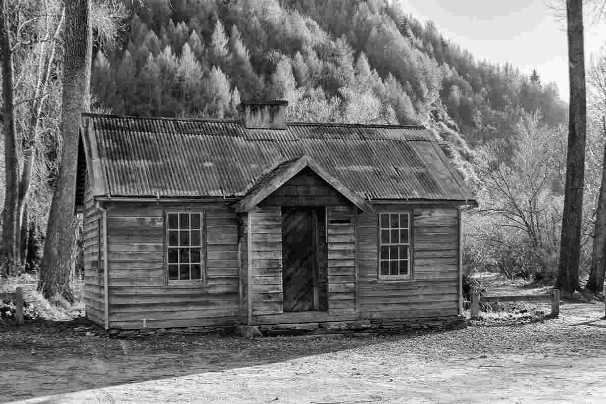 Arrowtown. Old Police Station building built 1863
