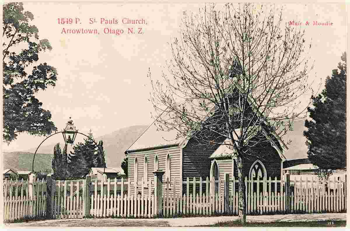 Arrowtown. St Paul's Church, 1905