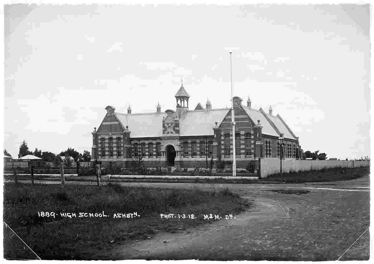 Ashburton. High School, 1912