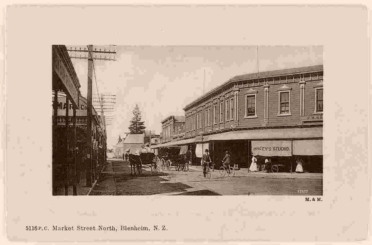 Blenheim. Market Street North, between 1904 and 1915