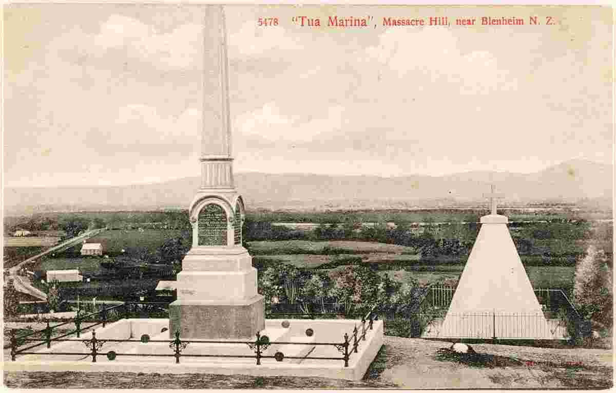 Blenheim. 'Tua Marina', Massacre Hill near Blenheim, 1904