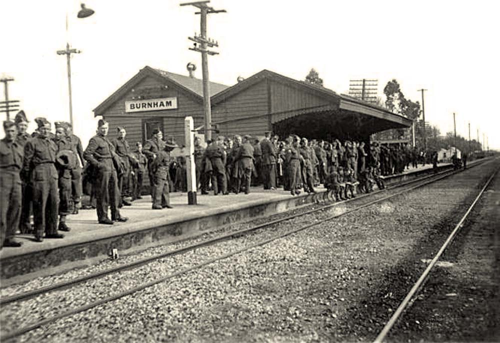 Burnham Railway Station, May 1940