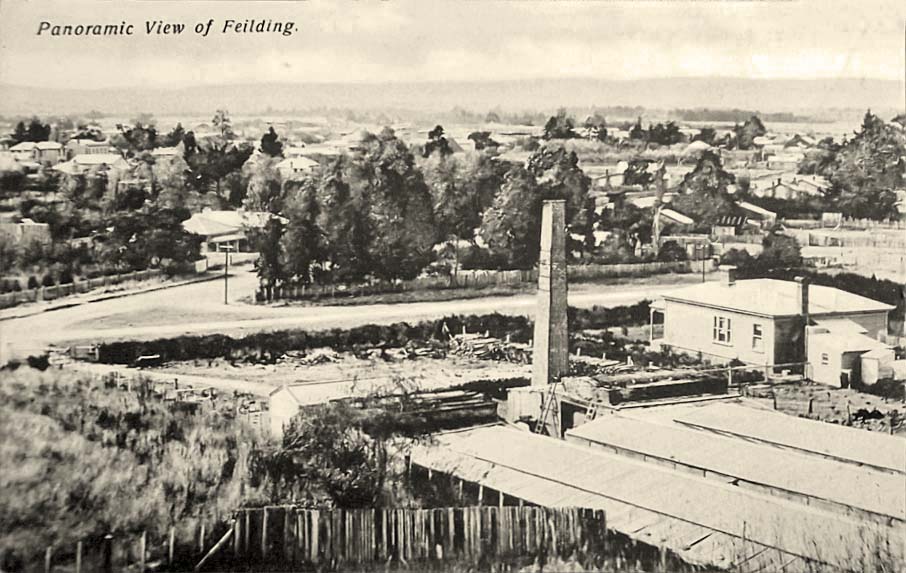 Feilding. Panorama of the city
