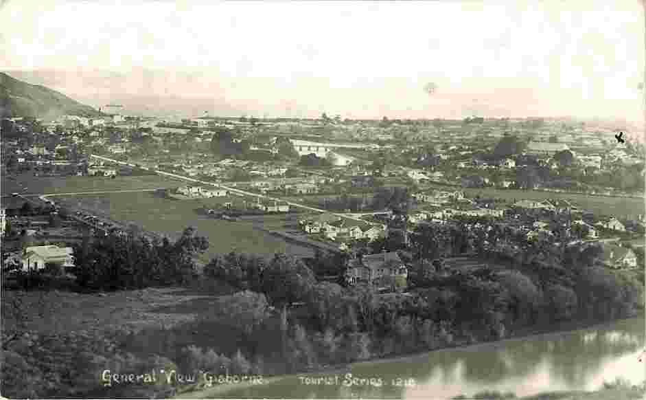 Gisborne. Panorama of the city