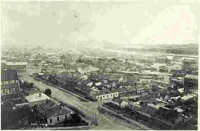 Greymouth. Panorama of the City, circa 1904